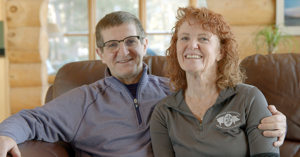 Mike and Lisa Tokach - award winners
