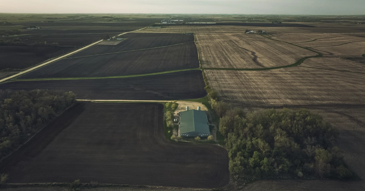 Reicks View Farms from above